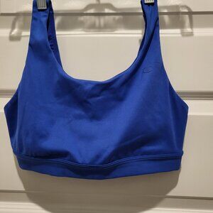 Champion sports bra dark blue. Size is M